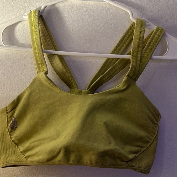 FP Movement by Free People Lime Green Sports Bra - Preloved - Picture 3 of 9